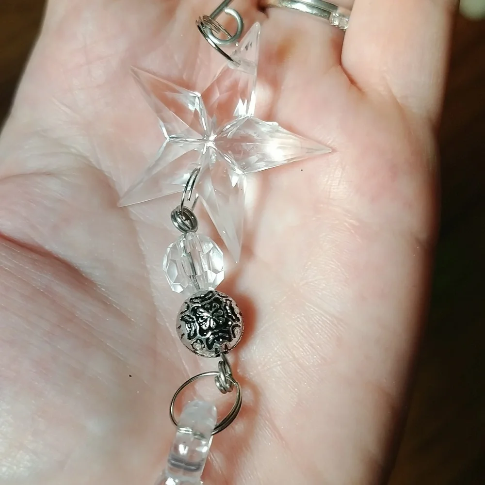 Acrylic Teardrop Christmas Ornament BRAND NEW